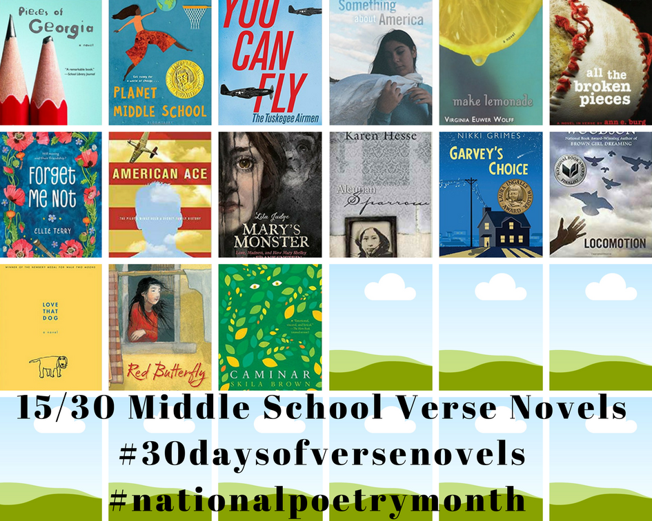 1530 Middle School Verse Novels30daysofversenovelsnationalpoetrymonth